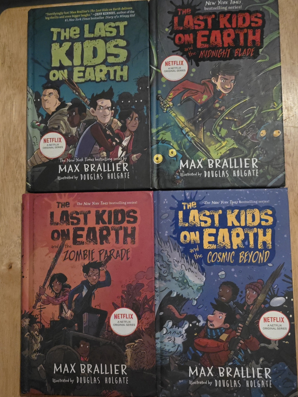 The Last Kids on Earth Book Set of four Hardcover books
